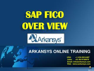 SAP FICO ONLINE TRAINING | FICO Project Support | FICO Certi