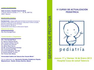 SERVICIO DE PEDIATRIA