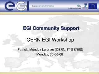 EGI Community Support