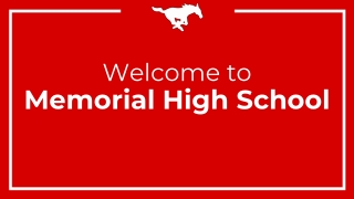 Welcome to Memorial High School