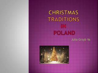 Christmas traditions in Poland