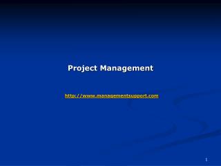 Project Management managementsupport