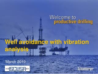 Well avoidance with vibration analysis