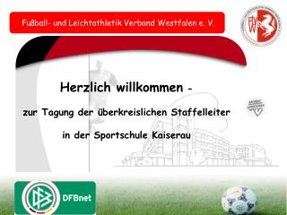 PPT - Fußball- Und Leichtathletik Verband Westfalen E. V. PowerPoint ...