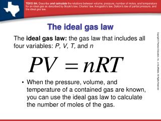 PPT - The Ideal Gas Law PowerPoint Presentation, Free Download - ID:3608170