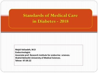 Majid Valizadeh , M.D Endocrinologist.