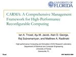 CARMA: A Comprehensive Management Framework for High-Performance Reconfigurable Computing