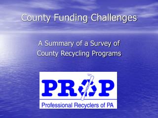 County Funding Challenges