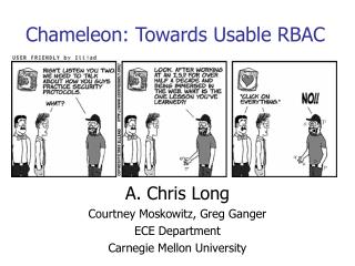 Chameleon: Towards Usable RBAC
