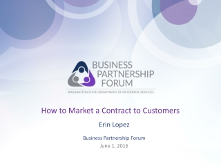 How to Market a Contract to Customers