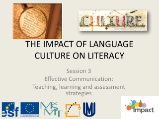 THE IMPACT OF LANGUAGE CULTURE ON LITERACY