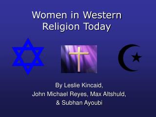 Women in Western Religion Today