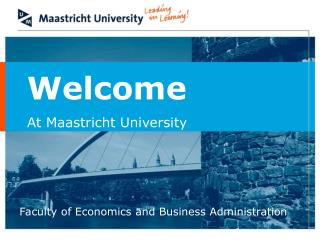 Faculty of Economics and Business Administration