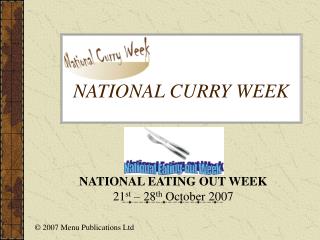 NATIONAL CURRY WEEK