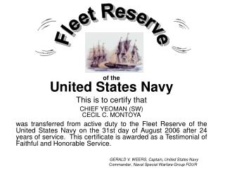 Fleet Reserve