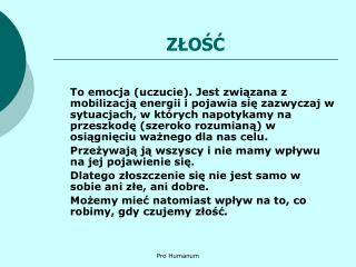 ZŁOŚĆ