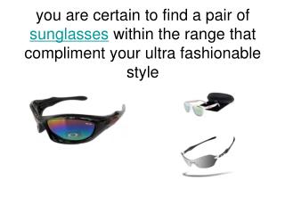 Initially bicycle sunglasses had very unsubtle designs