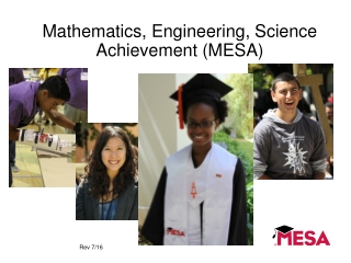 Mathematics, Engineering, Science Achievement (MESA)