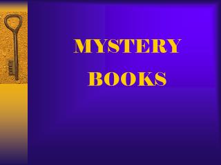 MYSTERY BOOKS