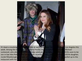 Celebrities Dine Out at Madeo Restaurant in L.A.
