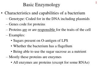 Basic Enzymology