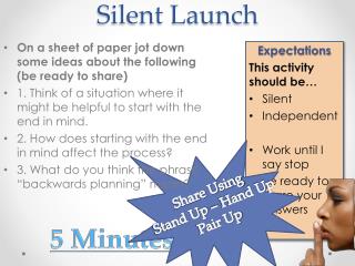 Silent Launch