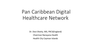 Pan Caribbean Digital Healthcare Network