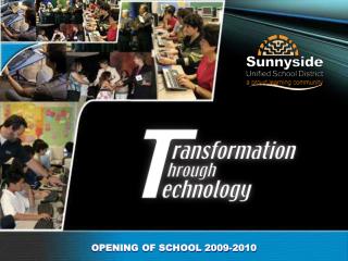OPENING OF SCHOOL 2009-2010