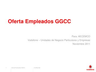 Oferta Empleados GGCC