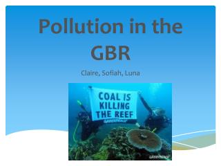 Pollution in the GBR