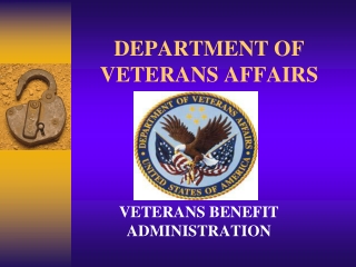 DEPARTMENT OF VETERANS AFFAIRS