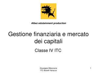 Gestione finanziaria e mercato dei capitali