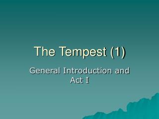 The Tempest (1)