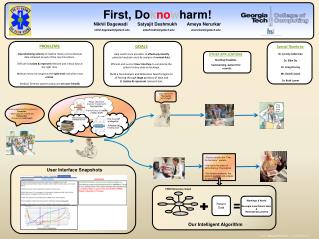 First, Do k no w harm! Nikhil Bagewadi Satyajit Deshmukh Ameya Nerurkar
