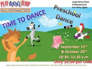 Preschool Dance
