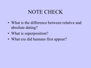 what is the difference between relative and absolute dating of fossils