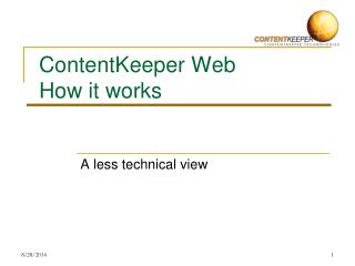 ContentKeeper Web How it works