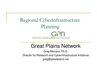 Regional Cyberinfrastructure Planning