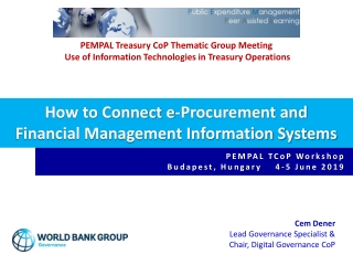 How to Connect e-Procurement and Financial Management Information Systems