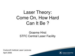 laser theory