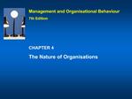 Management and Organisational Behaviour 7th Edition