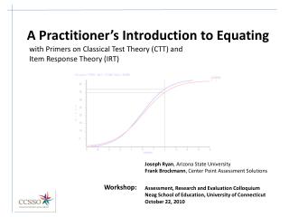 A Practitioner’s Introduction to Equating