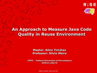 An Approach to Measure Java Code Quality in Reuse Environment