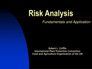 Risk Analysis