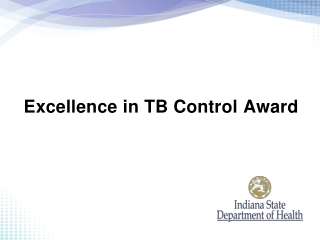 Excellence in TB Control Award