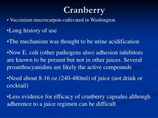 Cranberry