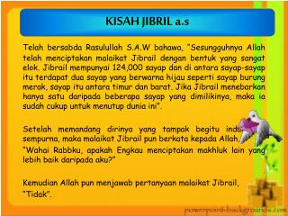 KISAH JIBRIL a.s