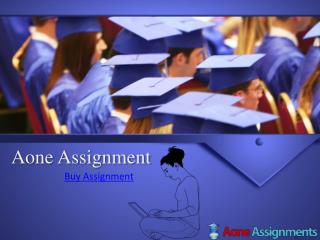 buy assignment -aoneassignment