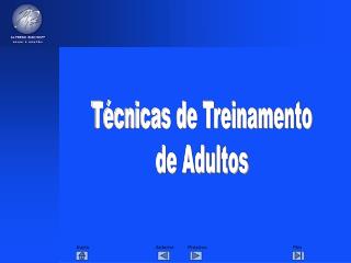 Técnicas de Treinamento de Adultos