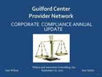 Guilford Center Provider Network